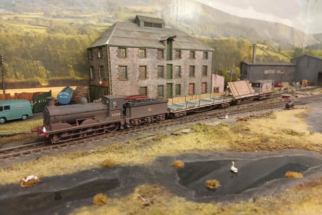 The layout showing the United Mills Scottish industrial yard in the 1950s/60s (Picture: Ray Norton)