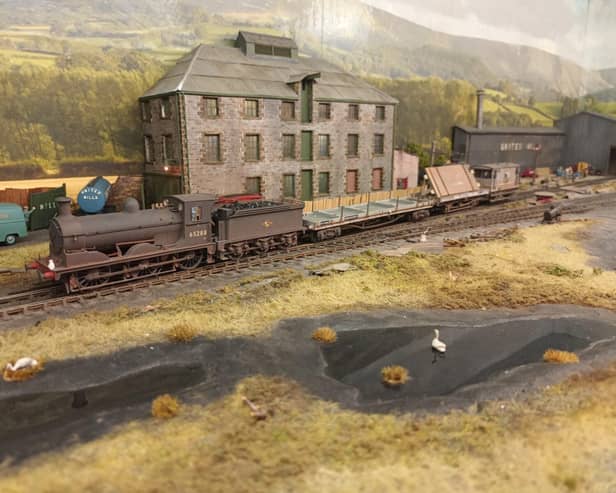 The layout showing the United Mills Scottish industrial yard in the 1950s/60s (Picture: Ray Norton)