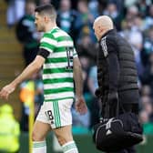 Celtic's Tom Rogic limped off with an ankle injury against Ross County and missed Australia's matches with Japan and Saudi Arabia.(Photo by Alan Harvey / SNS Group)