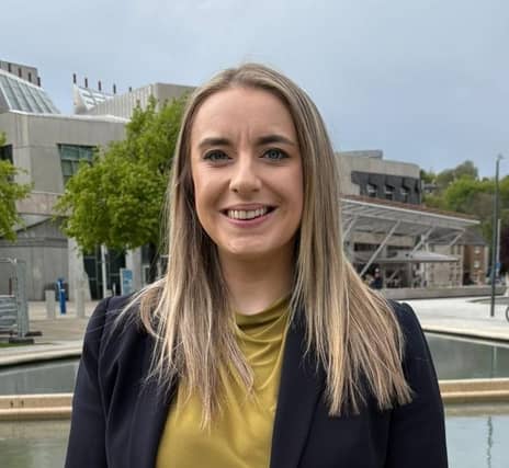 Meghan Gallacher, Conservative MSP for Central Scotland and Lothians West. Pic: Contributed