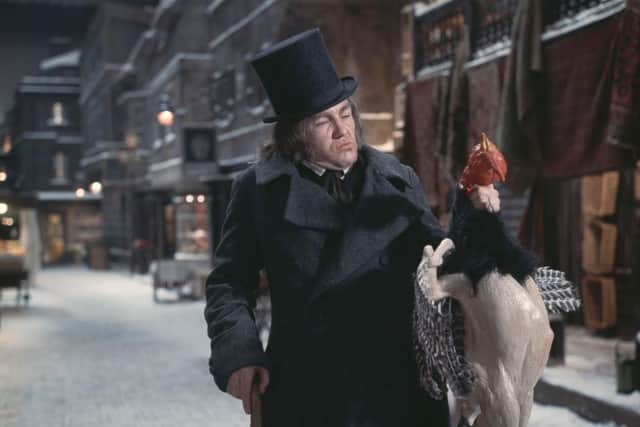 English actor Albert Finney as Dickensian anti-hero Ebenezer Scrooge in the musical film Scrooge. (Pic: Getty Images)
