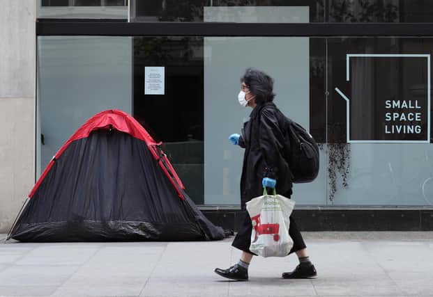 Scotland has the worst homeless death rate in the UK picture: PA/Yui Mok