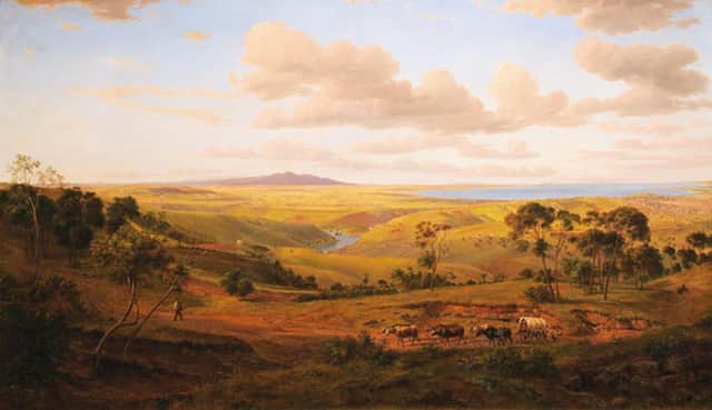 A view of Geelong in 1856 as Scots started to settle in this corner of south west Australia. PIC: CC.