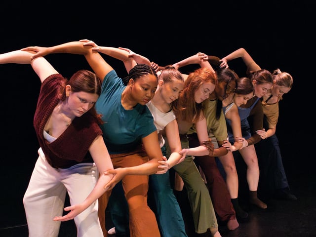 Dancers coming together to explore the common themes that connect strangers through time.