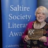 Poet and playwright Liz Lochhead has been honoured with a lifetime achievement award from the Saltire Society for her contribution to Scottish literature. Picture: Graham Clark