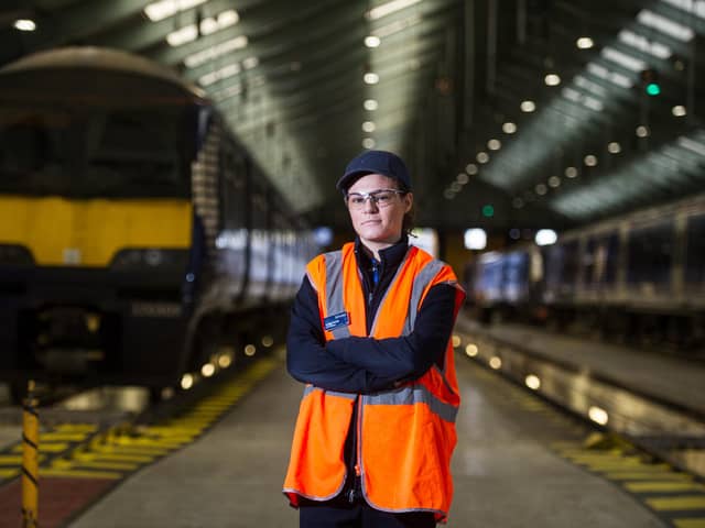 ScotRail's former head of engineering projects Lynsey McCabe is now its production and performance manager. Picture: John Devlin
