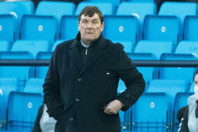 Tommy Wright was dismissed after the cinch Championship match between Kimarnock and Dunfermline Athletic at Rugby Park, on December 18, 2021. (Photo by Craig Brown / SNS Group)