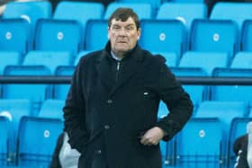 Tommy Wright was dismissed after the cinch Championship match between Kimarnock and Dunfermline Athletic at Rugby Park, on December 18, 2021. (Photo by Craig Brown / SNS Group)