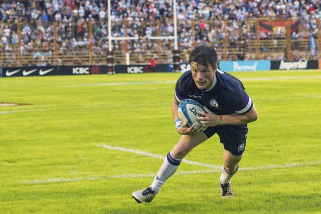 George Horne, back in the Scotland squad, scored two tries in the victory in Resistencia four years ago. Picture: Gary Hutchison/SNS