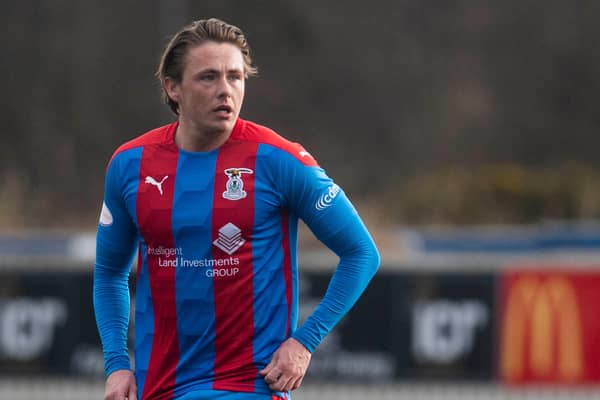 Scott Allan was desperate to return to competitive action and believes his loan spell at Inverness Caledonian Thistle will aid his return from illness. Photo by Craig Foy / SNS Group