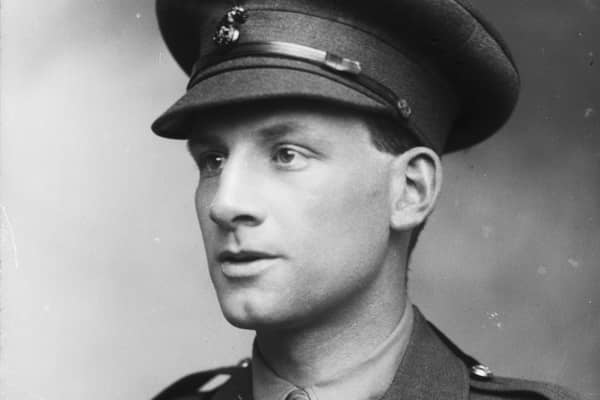 Siegfried Sassoon in military uniform, London, 1915. PIC: George C. Beresford/Hulton Archive/Getty Images