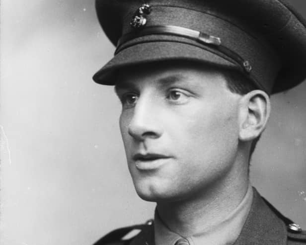 Siegfried Sassoon in military uniform, London, 1915. PIC: George C. Beresford/Hulton Archive/Getty Images