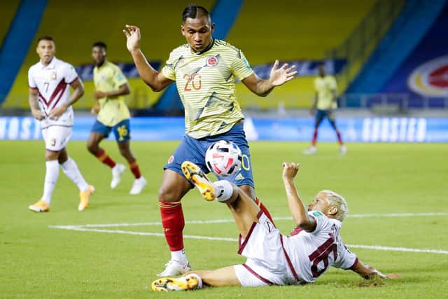 Rangers striker Alfredo Morelos is hoping to add to his 11 caps for Colombia when his country face Peru and Argentina in their upcoming World Cup qualifiers. (Photo by Mauricio Dueñas-Pool/Getty Images)