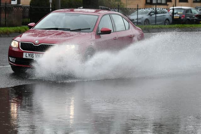 Flooding was reported over the weekend