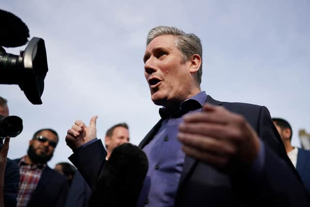 Keir Starmer speaks to the media in Wakefield after Labour's by-election win (Picture: Ian Forsyth/Getty Images)