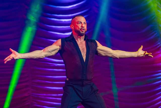 Former Strictly Come Dancing professional dancer Robin Windsor in a performance in 2023