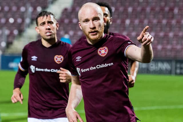 Liam Boyce was among the scorers for Hearts.