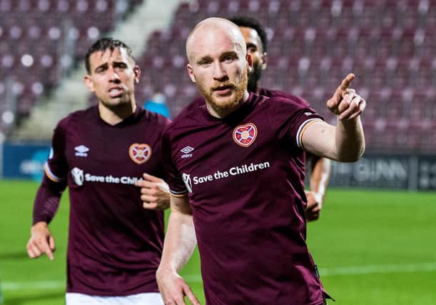Liam Boyce was among the scorers for Hearts.