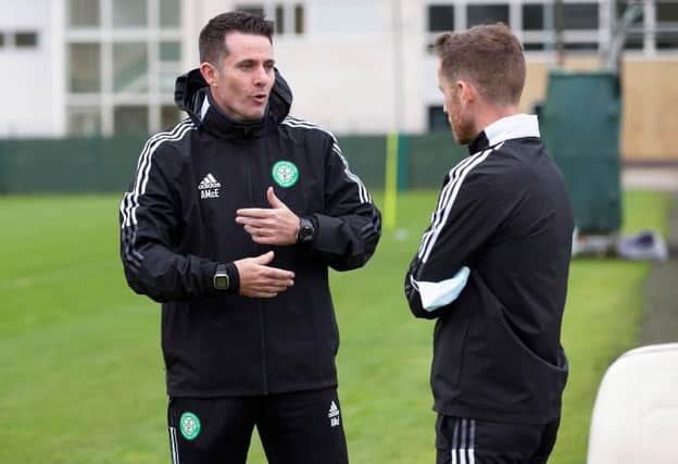 Head of sport science Anton McElhone has been working with Johnston at Lennoxtown. (Photo by Craig Williamson / SNS Group)