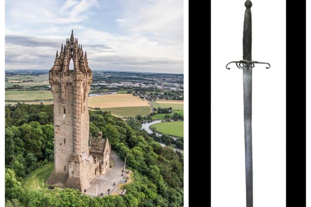 The Wallace Sword is on display at the National Wallace Monument, Stirling (Picture: Creative Commons/Buster Brown BB)