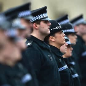 Police recruits take part in a passing out parade at Tulliallan Police College  (Picture: Jeff J Mitchell/Getty Images)