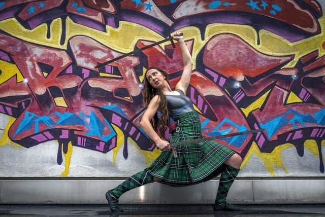 Scottish contemporary dance artist Charlotte Mclean presented the world premiere of her solo work 'And' at Dance Base is Edinburgh as part of the Made in Scotland Showcase at the Fringe. Picture: Jane Barlow/PA Wire