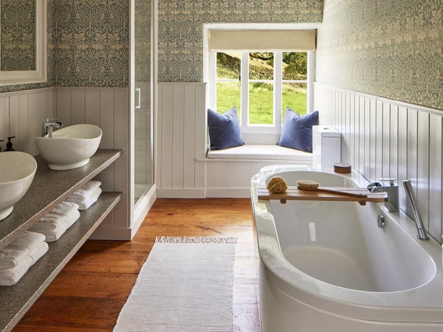 The home is clearly built for luxury living.