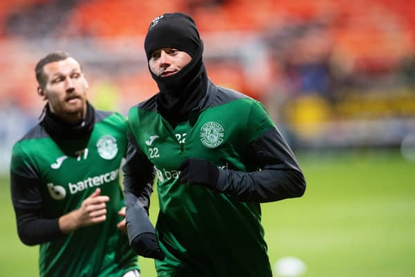 Harry McKirdy is pushing for his first Hibs start against Celtic.