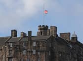 The Union flag flies at half mast over Edinburgh Castle (Photo: Andrew Milligan/PA Wire)