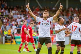Christian Ramirez was amongst the scorers in Aberdeen's thrashing of Stirling Albion (Photo by Roddy Scott / SNS Group)