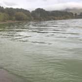 Picture of the water at Burleigh Sands on Loch Leven.