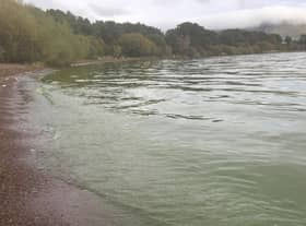 Picture of the water at Burleigh Sands on Loch Leven.