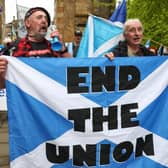 A march in support of Scottish Independence in May 2024 in Glasgow (Picture: Jeff J Mitchell/Getty Images)