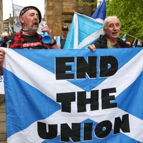 A march in support of Scottish Independence in May 2024 in Glasgow (Picture: Jeff J Mitchell/Getty Images)