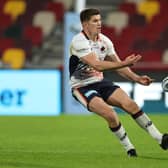 Owen Farrell is serving a ban that he picked up while on duty with his club team Saracens.
