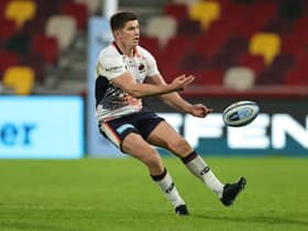 Owen Farrell is serving a ban that he picked up while on duty with his club team Saracens.