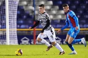 Hearts loanee Euan Henderson in action for Queen's Park during the Scottish Cup fourth round win over Inverness Caledonian Thistle. (Photo by Simon Wootton / SNS Group)