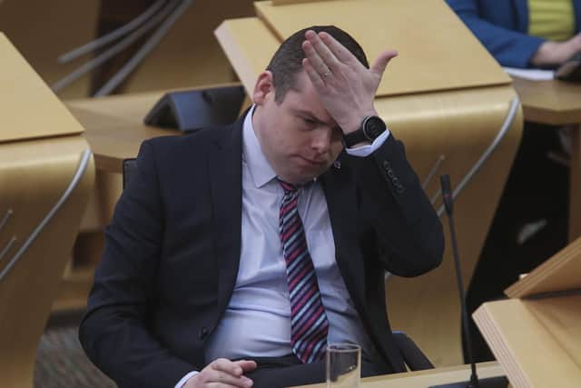 Scottish Conservative leader Douglas Ross is facing losing his seat at the next general election.