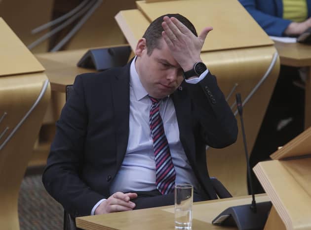 Scottish Conservative leader Douglas Ross is facing losing his seat at the next general election.