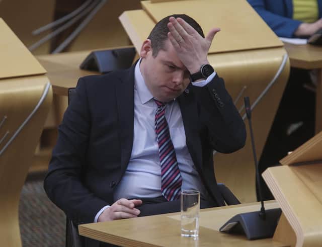 Scottish Conservative leader Douglas Ross is facing losing his seat at the next general election.