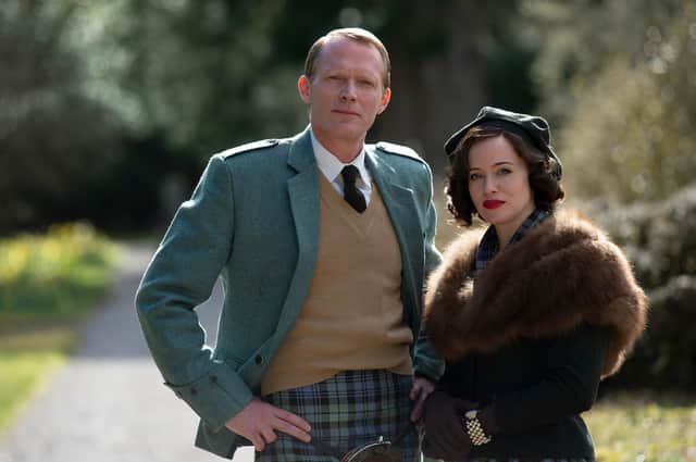 BBC drama A Very British Scandal depicts the much-publicised divorce between Ian Douglas Campbell, played by Paul Bettany, and Margaret Campbell, played by Claire Foy (Picture: Blueprint Pictures/Alan Peebles)