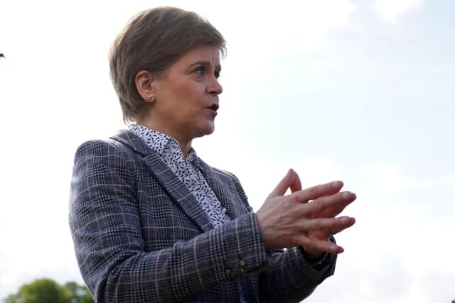 First Minister Nicola Sturgeon will outline her plan for a second Scottish independence referendum. Photo: PA.