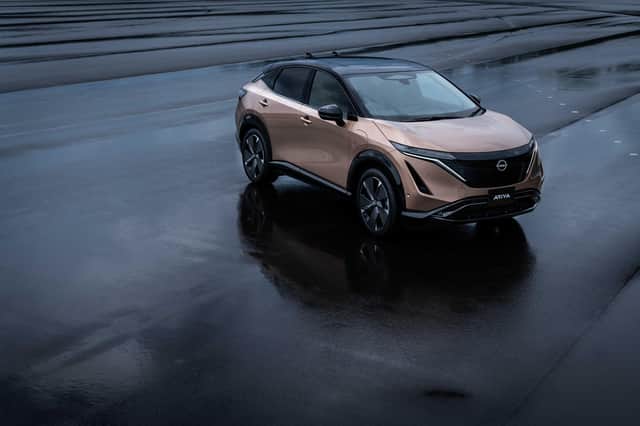 Nissan describes the Ariya as a ‘coupe crossover’