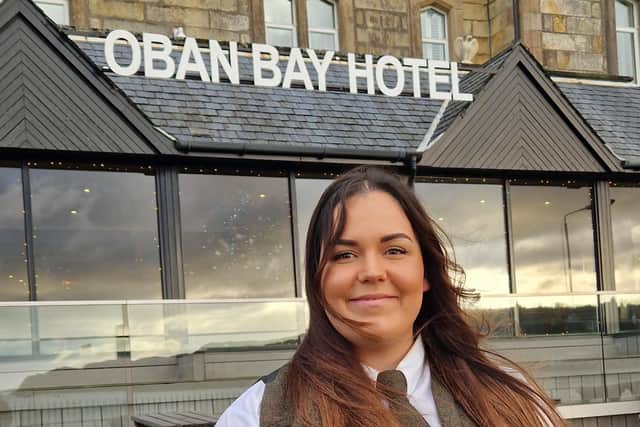 Abbie Dracea, who has worked for Crerar Hotels since August 2021, says: 'The million-pound landmark is a fantastic milestone to reach.' Picture: contributed.
