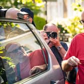 Prime Minister Boris Johnson's senior aide Dominic Cummings leaves his north London home