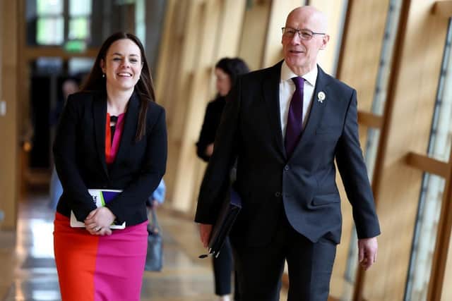 First Minister John Swinney and deputy Kate Forbes (Picture: Jeff J Mitchell/Getty Images)