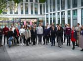 Laura Bernal, VBI programme manager (far right) with representatives of the cohort companies taking part in the initiative this year. Picture: contributed.
