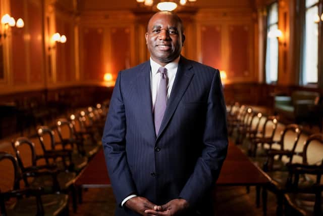 Deputy Prime Minister David Lammy.