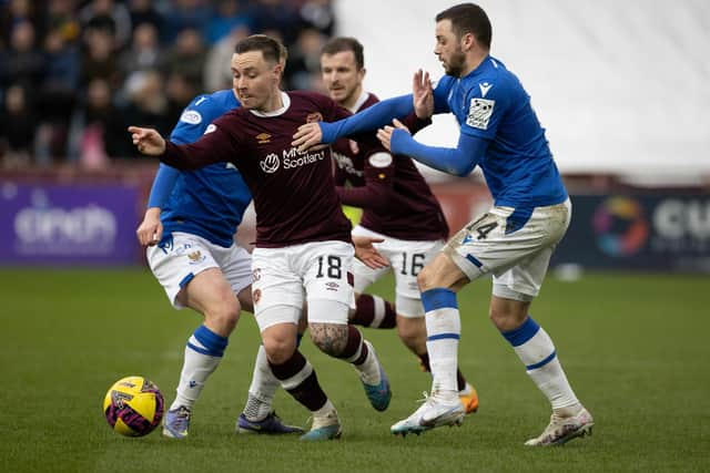 Hearts star Barrie McKay assisted two goals in the 3-0 win over St Johnstone. (Photo by Alan Harvey / SNS Group)