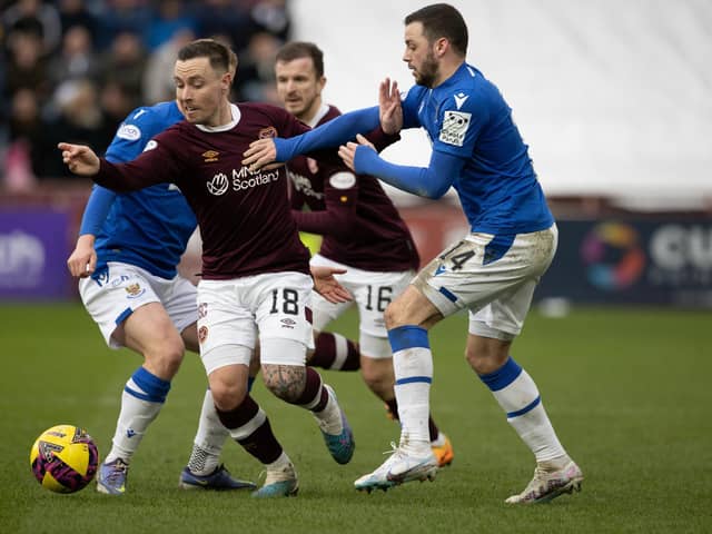 Hearts star Barrie McKay assisted two goals in the 3-0 win over St Johnstone. (Photo by Alan Harvey / SNS Group)